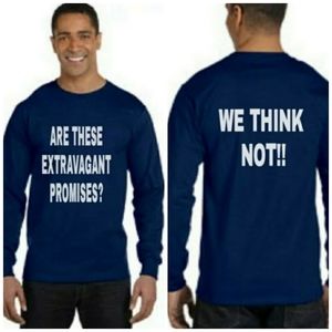 - Recovery shirts *Extravagant Promises?
